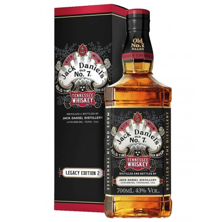 WHISKEY JACK DANIEL'S LEGACY EDITION 2 LT.1 WITH BOX "SAVINGS FORMAT"