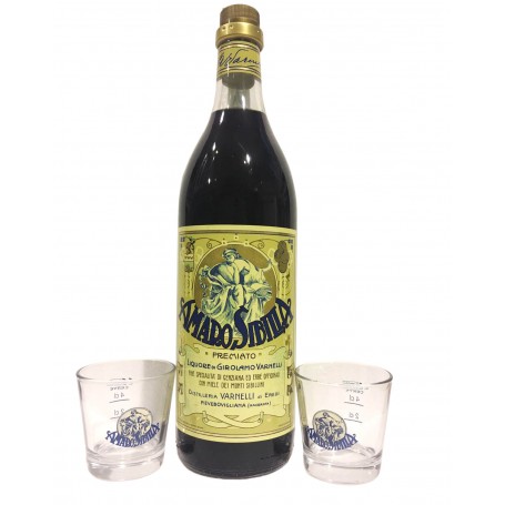 varnelli amaro sibilla lt. 1 mit zwei glÄsern