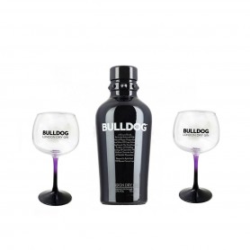 GIN BULLDOG CL.70 WITH 2 FREE GLASSES