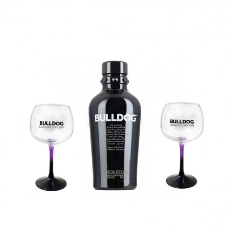 gin bulldog cl.70 mit 2 glÄsern