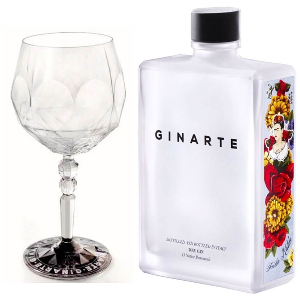 Gin Arte Ginarte Frida Kahlo Limited Edition Cl 70 Con Bicchiere