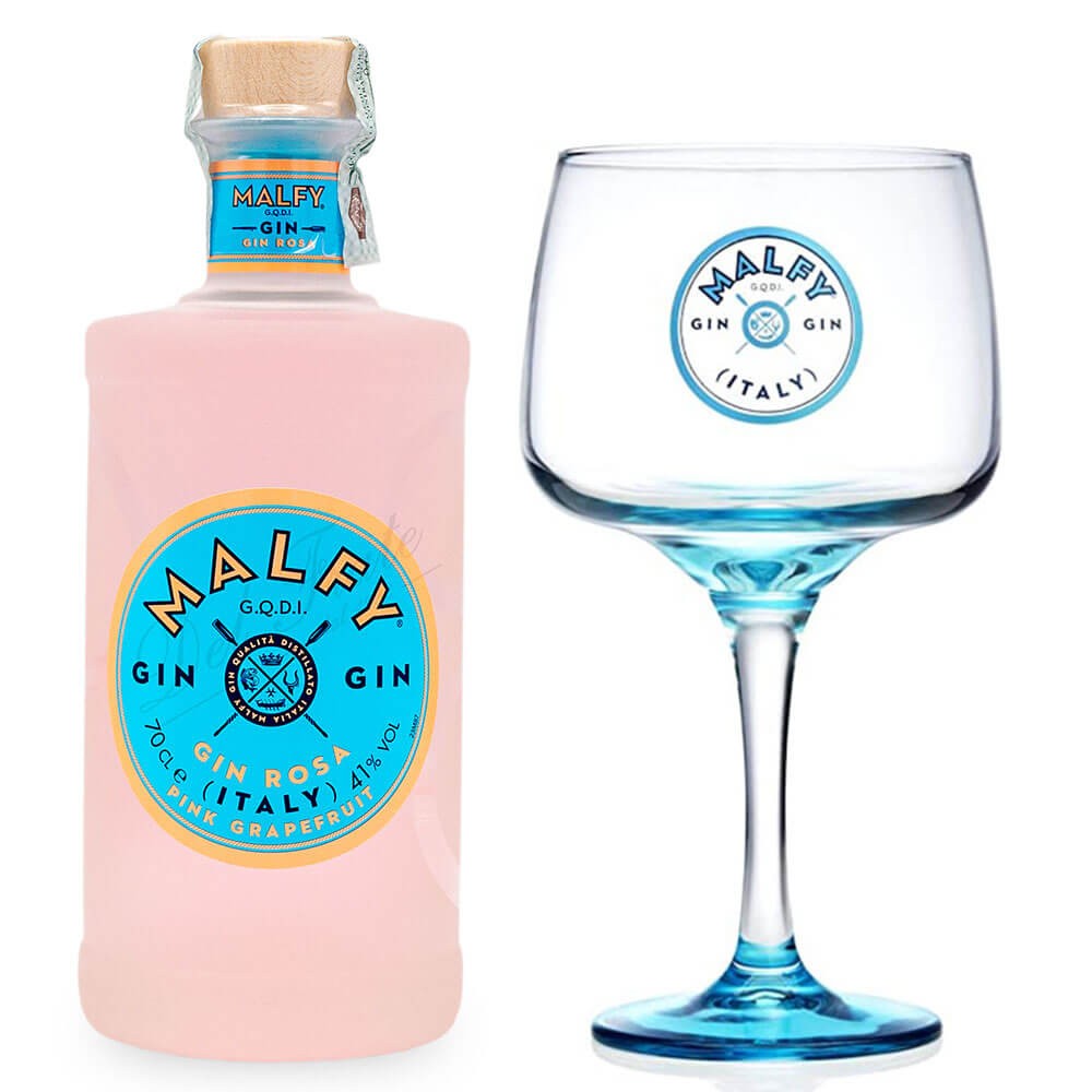 gin malfy pink cl.70 with glass