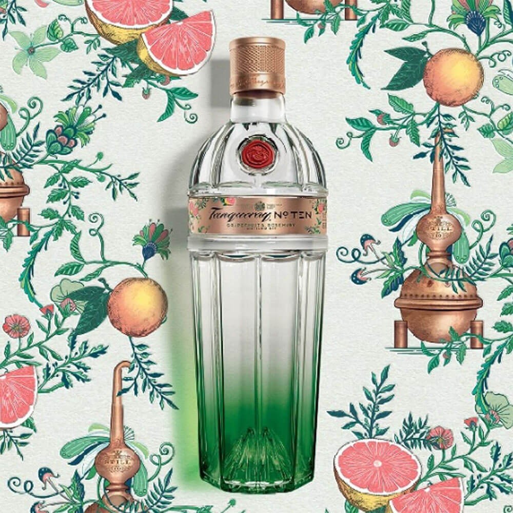 gin tanqueray ten grapefruit & rosemary lt.1