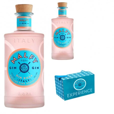 GIN MALFY PINK CL.70 2 BOTTLES + EXPERIENCE VIEWER