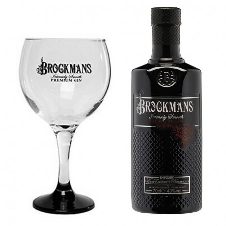 gin brockmans cl.70 mit glas