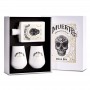 GIN AMUERTE WHITE GIFT BOX CL.70 WITH TWO GLASSES