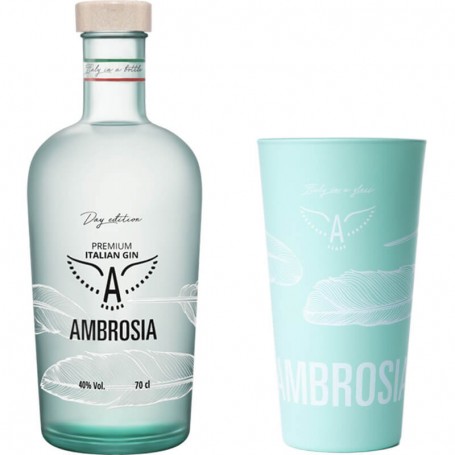 GIN AMBROSIA DAY EDITION CL.70 WITH FREE GLASS
