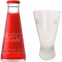 glass campari soda " fortunato depero " x 6 pieces