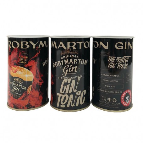 GIN ROBY MARTON METAL GLASS