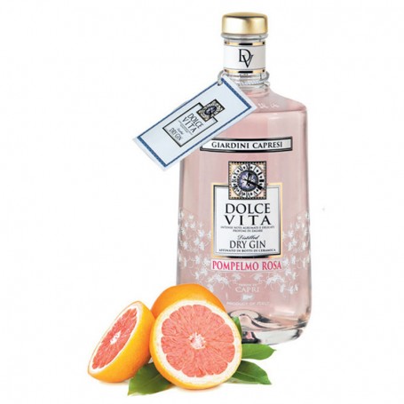 GIN DOLCE VITA GIARDINI CAPRESI POMEPLMO ROSA CL.70