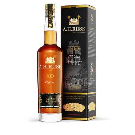 rhum a.h. riise xo reserve 175 years cl.70 con astuccio