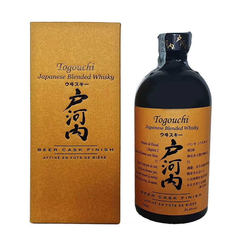 WHISKY TOGOUCHI BEER CASK FINISH BLENDED CL.70 CON ASTUCCIO