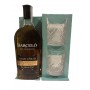 rhum barcelo’ grand anejo cl.70 con astuccio e 2 bicchieri