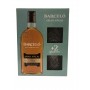 rhum barcelo ’grand anejo cl.70 with case and 2 glasses