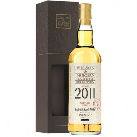 whisky wilson & morgab linkwood 2011-22 “quercus alba” cl.70 con as...