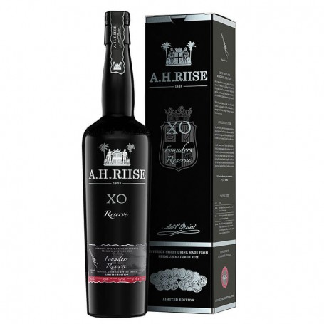 rhum a.h. riise xo founders reserve 4° edizione cl.70 con astuccio