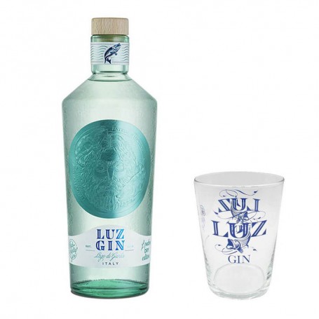 GIN LUZ LONDON DRY CL.70 LIMITED EDITION CON BICCHIERE HIGHBALL CL.50