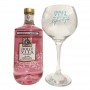 gin dolce vita giardini capresi pompelmo rosa cl.70 con bicchiere