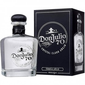 TEQUILA DON JULIO 70 th ANNIVERSARY CRYSTAL CLARO ANEJO LIMITED EDITION CL.70 WITH CASE