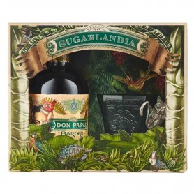 RHUM DON PAPA BAROKO CL.70 LIMITED EDITION SUGARLANDIA WITH CASE AND GLASS