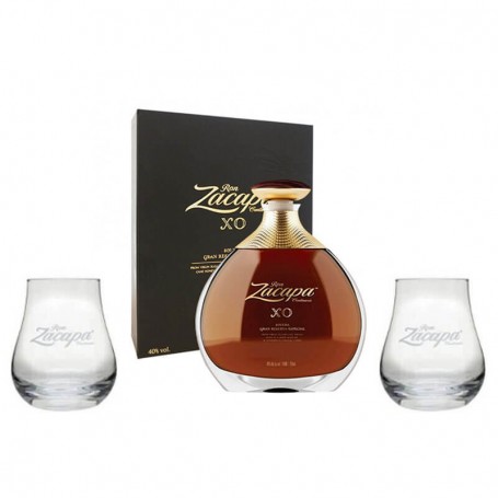 rhum zacapa xo centenario cl.70 mit etui und 2 glÄser