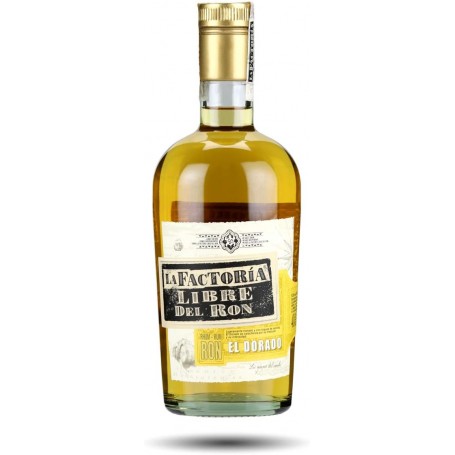 rhum la factoria libre "ron el dorado" cl.70