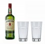 whisky jameson cl.70 con due bicchieri highball in omaggio