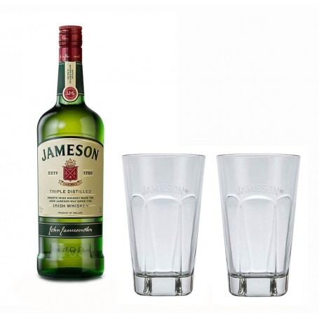whisky jameson triple distilled cl.70 mit zwei kostenlosen highball...