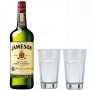 whisky jameson triple distilled lt.1 with two free highball glasses