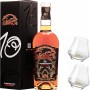 rhum millonario 10 aniversario reserva cl.70 con astuccio e 2 bicch...