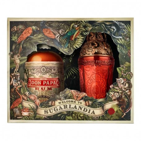 RHUM DON PAPA 7 YEARS CL.70 LIMITED EDITION SUGARLANDIA MIT ETUI UND