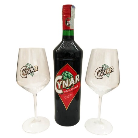 AMARO CYNAR LT.1 CON DUE BICCHIERI CYNAR SPRITZ IN OMAGGIO