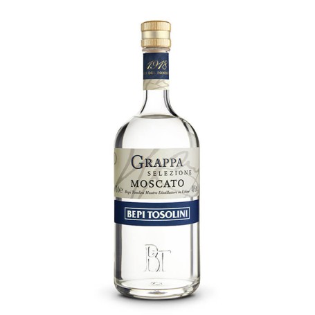 GRAPPA BEPI TOSOLINI SELEZIONE MOSCATO CL.70 SAVING FORMAT