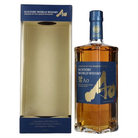 WHISKY SUNTORY AO WORLD BLEND CL.70 AVEC ETUI