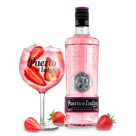 GIN PUERTO DE INDIAS STRAWBERRY CL.70