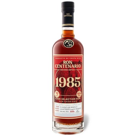 RHUM CENTENARIO 1985 CASK SELECTION SECOND BATCH CL.70