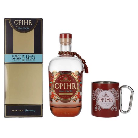 GIN OPIHR FAR EAST EDITION LONDON DRY CL.70 MIT BECHERGLAS