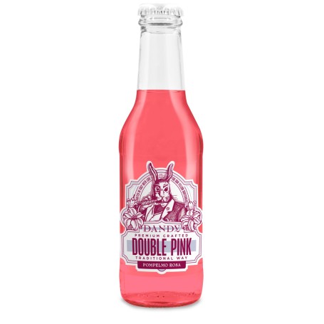 DANDY DRINK DOUBLE PINK GRAPEFRUIT SODA CL.20 X 24 BT. VEGAN E GLUTEN FREE