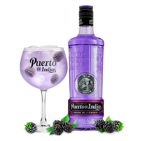 GIN PUERTO DE INDIAS BLACKBERRY LT.1 "FORMATO RISPARMIO"